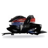 Honda CR125R 04-07 Zwarte Plastic Kit