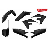 Yamaha YZ450F 18 Zwarte Plastic Kit