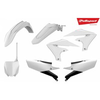 Yamaha YZ450F 18 Weißes Plastikset