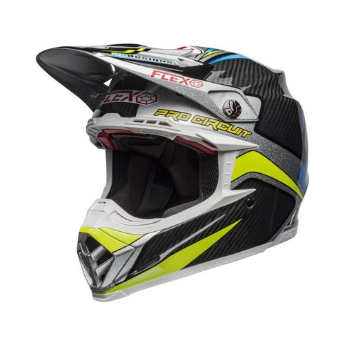 Bell Moto-9 Flex Helmet Pro Circuit Replica 19 Gloss Zwart/Groen