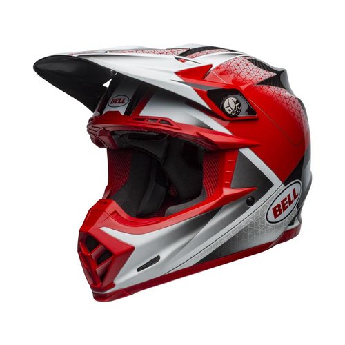 Bell Moto-9 Flex Hound Matte / Gloss Red / White / Black