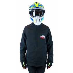 Enduro Softshell Jacke "OnlyMX" Schwarz