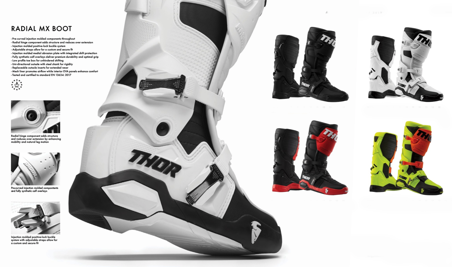 New Thor Radial 2019 Motocross Boots 