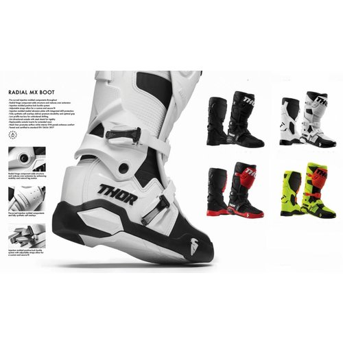 Thor Radial MX Black 2019