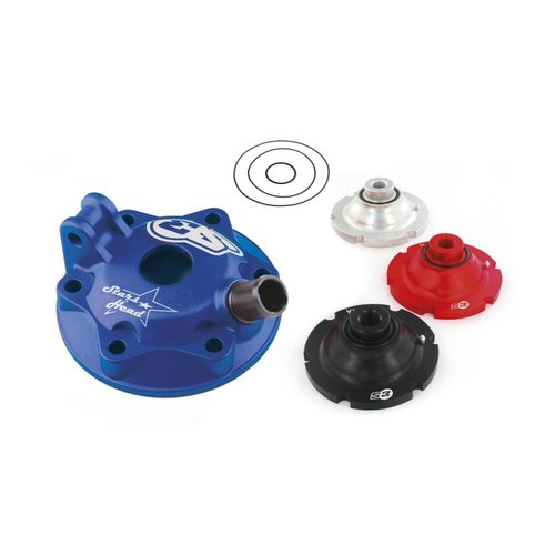 S3 Parts Zylinderkopf & inserts Kit Aluminium Blau Husaberg/Husqvarna 300 09-16