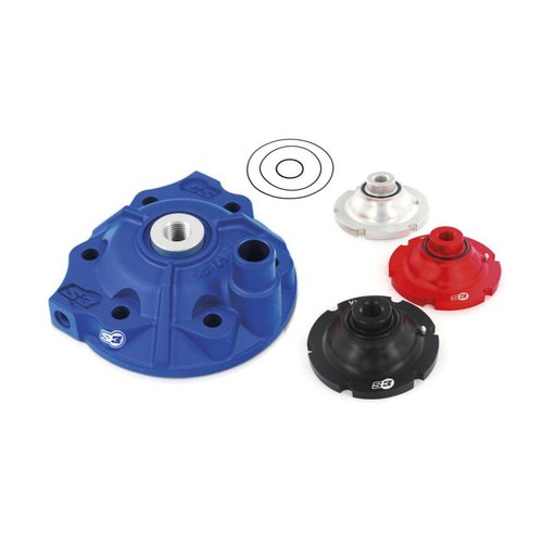 S3 Parts Cilinderkop & inserts Kit Aluminium Blauw Husqvarna TE300 17-18
