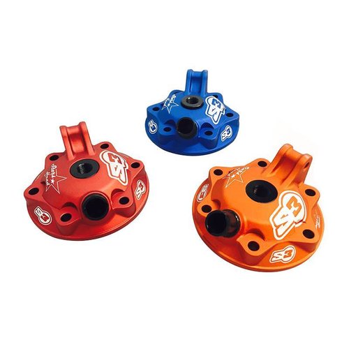 S3 Parts Cilinderkop & inserts Kit Aluminium Zwart Sherco/Scorpa