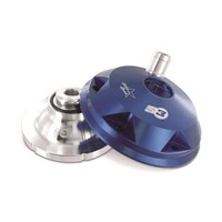 Cilinderkop & inserts Kit Aluminium Blauw Sherco/Scorpa