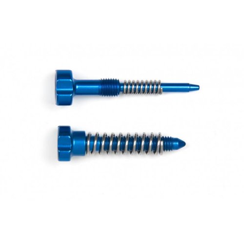 S3 Parts S3 Carburetor Adjuster Screws Idle + Springs Blue