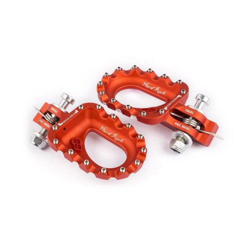 S3 Parts S3 Hard Rock Voetsteunen Aluminium Oranje