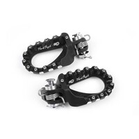 S3 Hard Rock Enduro voetsteunen aluminium zwart