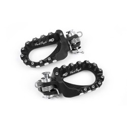 S3 Hard Rock Enduro voetsteunen aluminium zwart