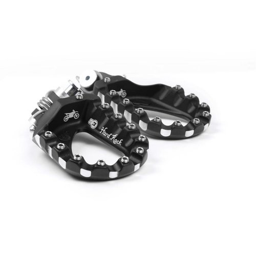 S3 Parts S3 Hard Rock Enduro voetsteunen aluminium zwart
