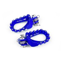S3 Hard Rock Enduro voetsteunen aluminium blauw