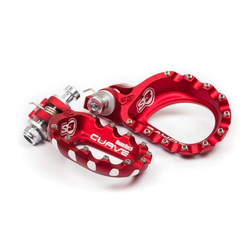 S3 Parts S3 Curve Footrests Aluminium Red