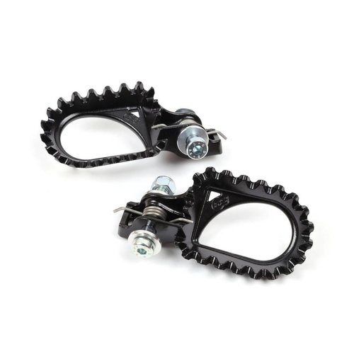 S3 Parts S3 Hard Rock Footrests +10mm Rear Position Steel Black