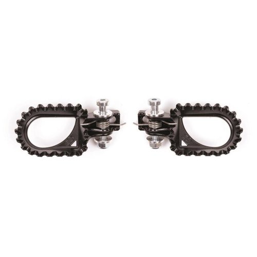 S3 Parts S3 Hard Rock voetsteunen + 10 mm achterste positie staal zwart