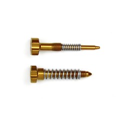 Carburetor Adjuster Screws Idle + Air + Springs Gold