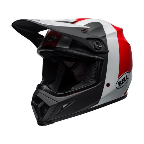 Bell MX-9 MIPS Helmet Presence Matte/ Gloss Black/White/Red