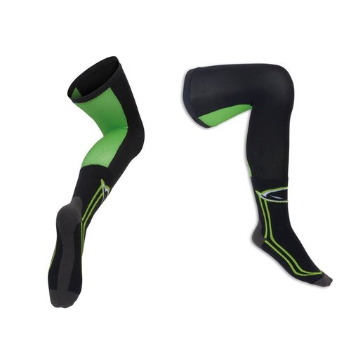 UFO Socks High Green/Black for knee brace