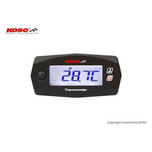 KOSO Dubbele Thermometer Mini 4 (Batterij) tot wel 250¬∞C