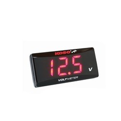 Voltmeter SUPER SLANK rood