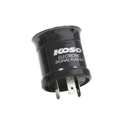 KOSO Flasher relay (digital) 12V, 2 connectors, max 15A