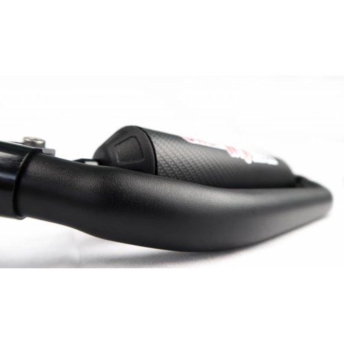 MCU Aluminium Twinbar "OnlyMX" Zwart + 2 Supermotard spiegels