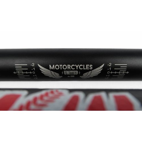 MCU Aluminium Twinbar "OnlyMX" Zwart + 2 Supermotard spiegels