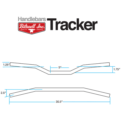 Biltwell 1" Tracker-Lenker