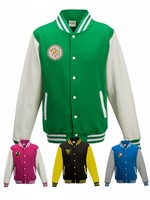 Varsity jacket met applicatie naar wens