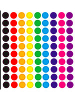 100 stickertjes in verschillende kleuren