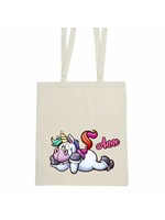 Unicorn tas met naam