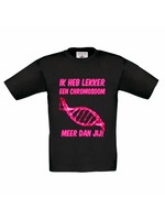 Chromosoom t-shirt - roze