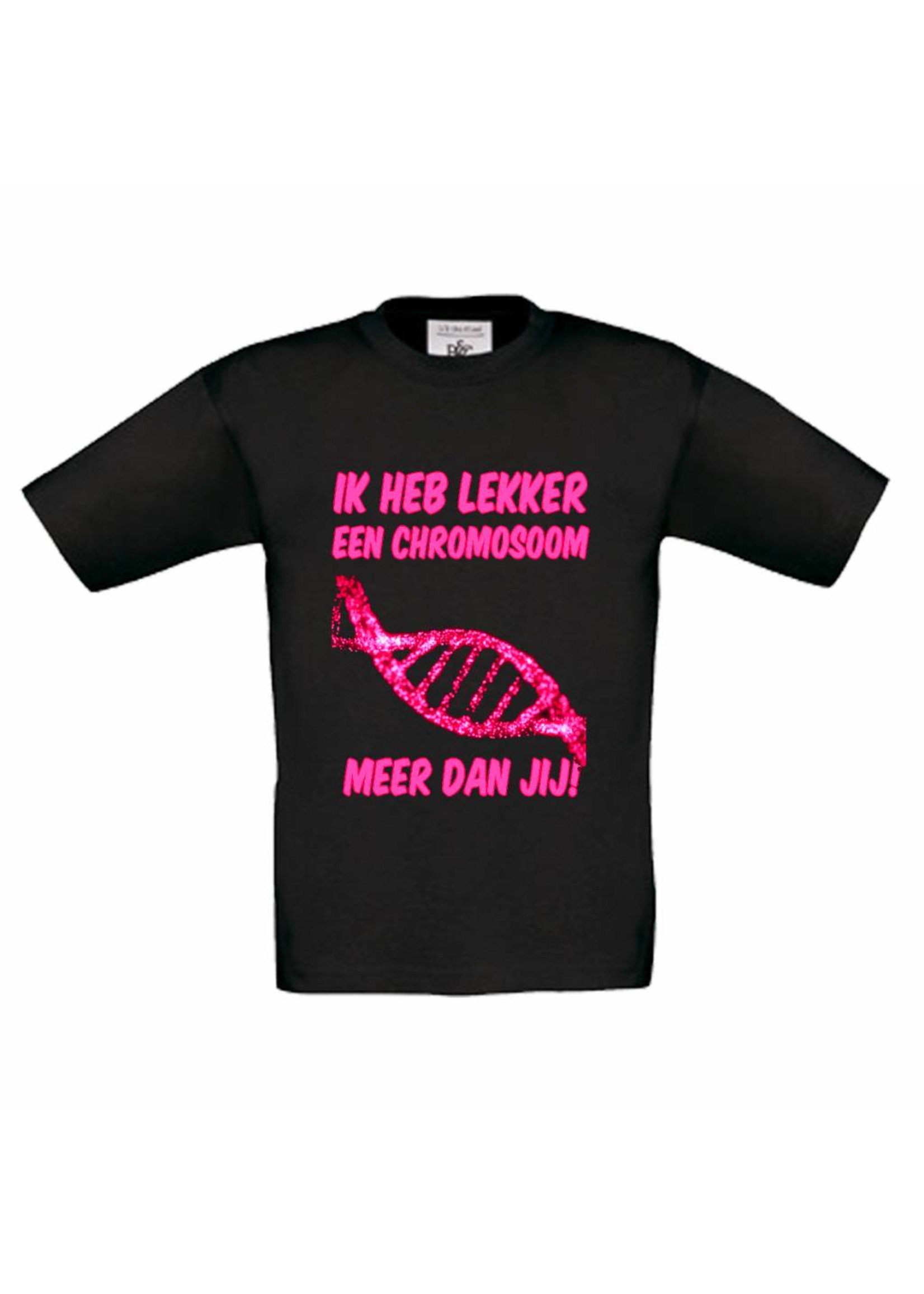 Chromosoom t-shirt - roze