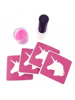 Unicorn glittertattoo set