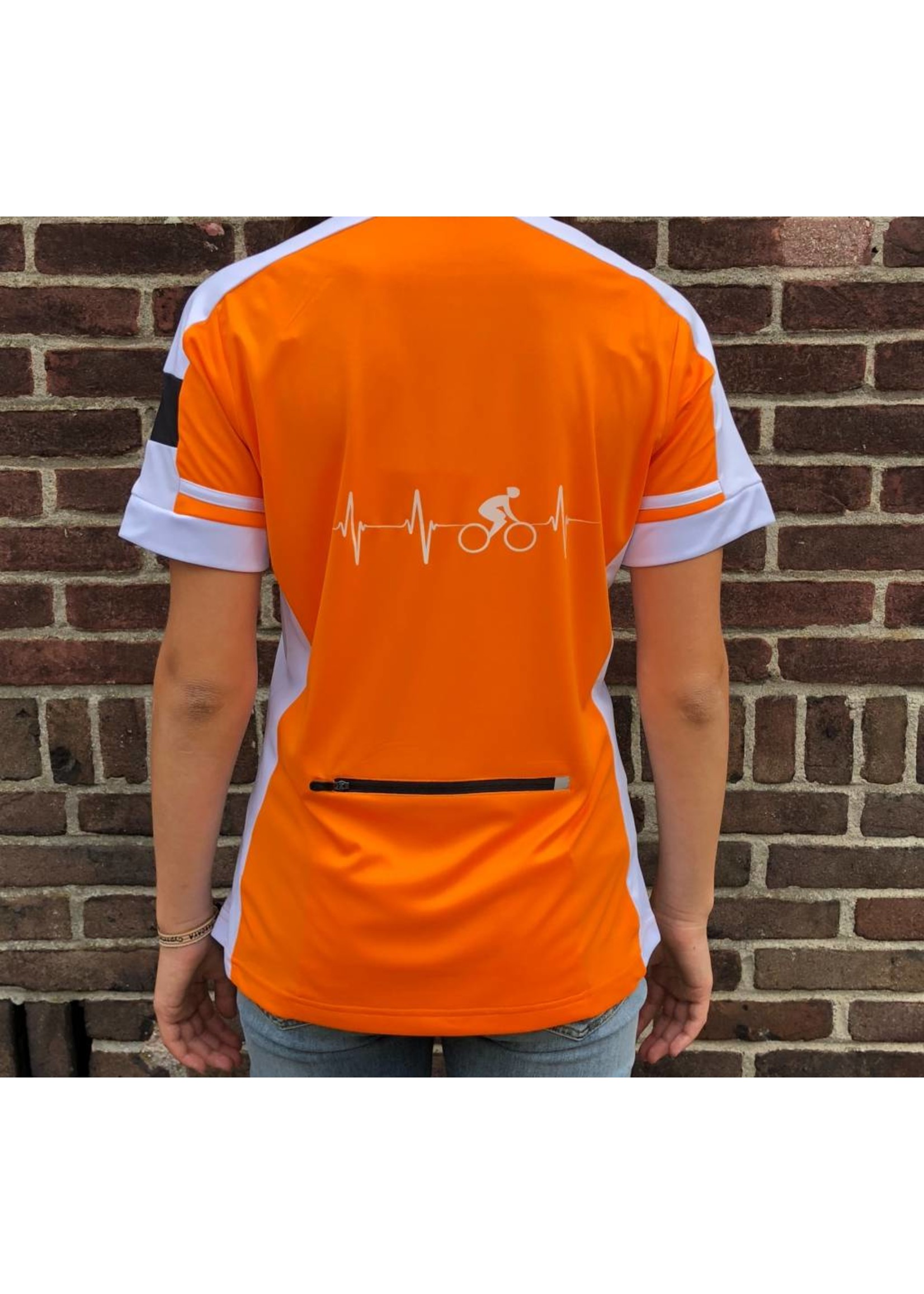 Wielershirt hartslag fiets dames