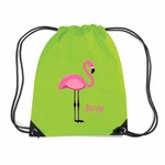 Gymtas flamingo met naam