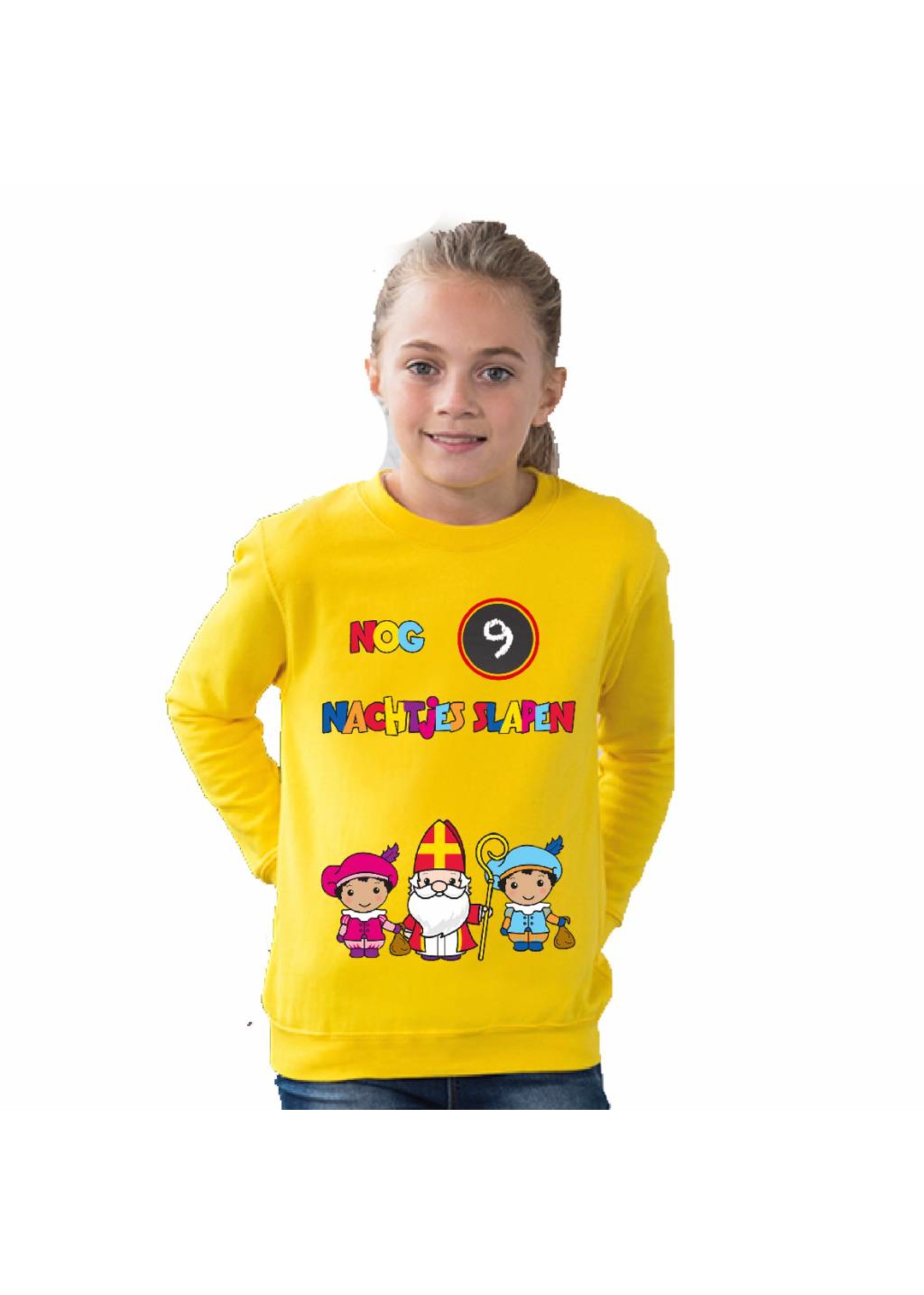 Aftelkalender Sinterklaas sweater met krijtje