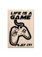 Life is a game play it op hout