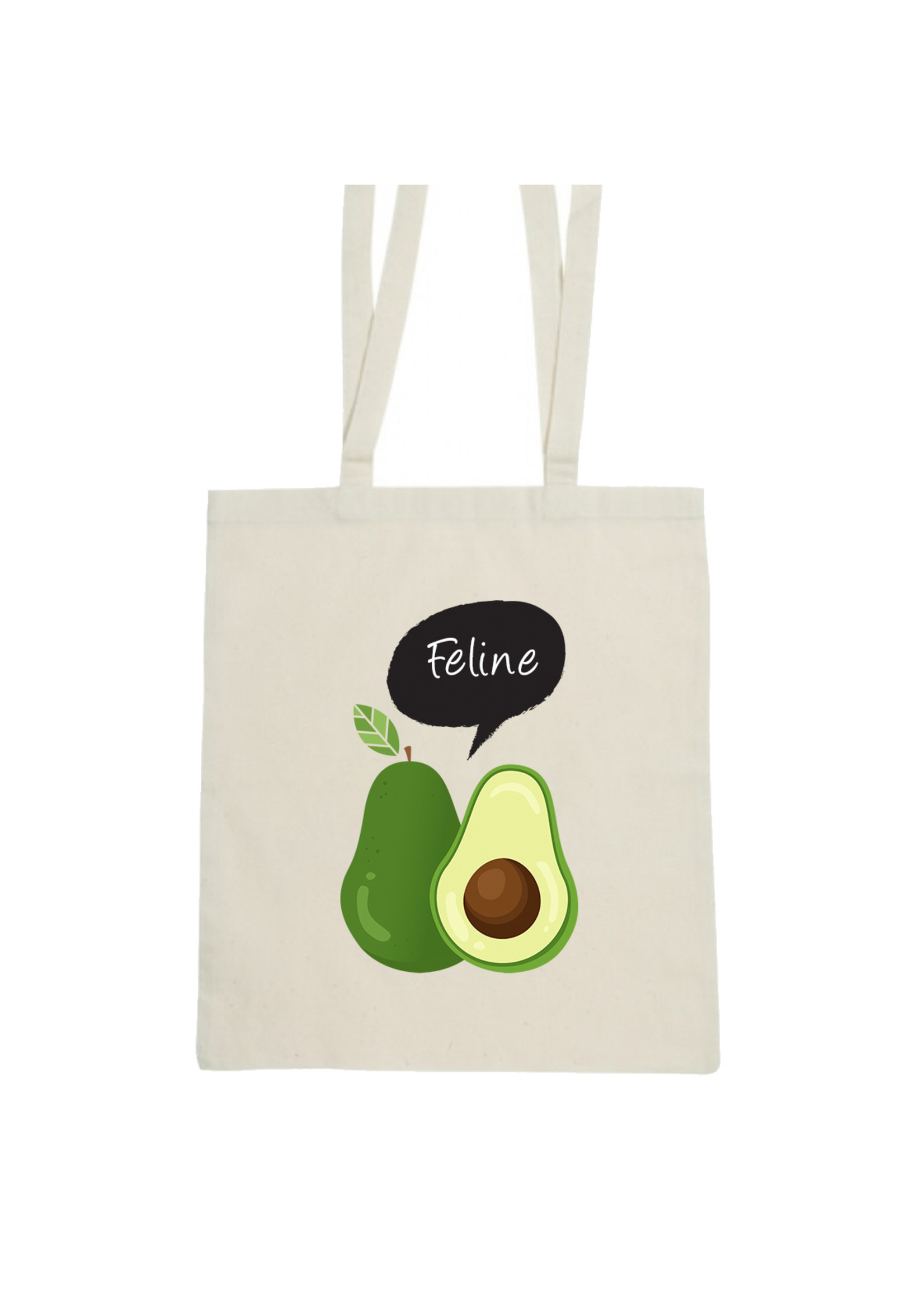 Avocado tas met naam