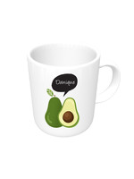 Mok avocado met naam