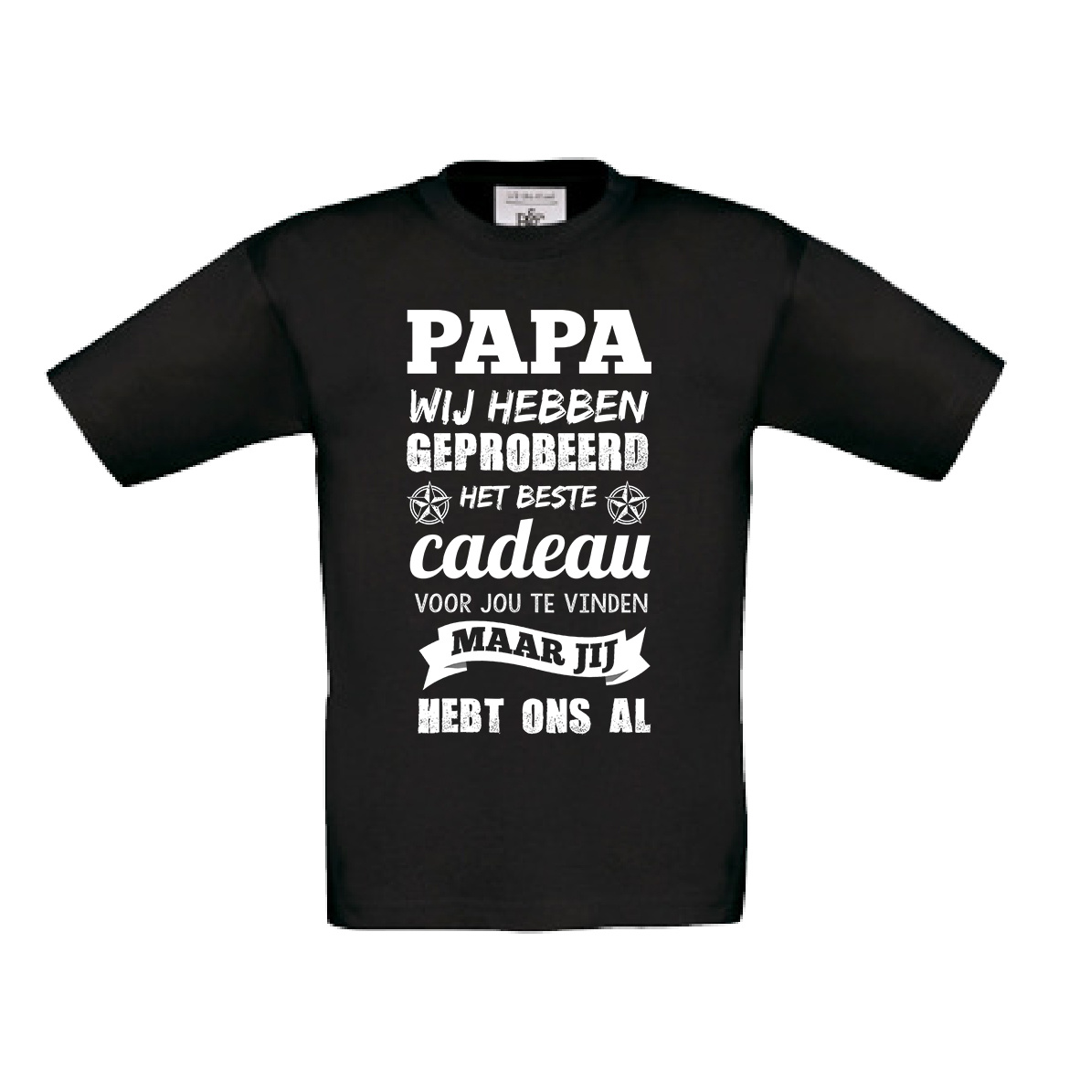 maïs Let op hengel T-shirt papa je hebt ons al - Traktatiecorner.nl