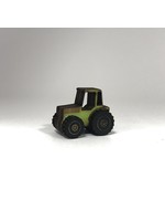 Miniatuur tractor voor in poppenhuis (zelf plakken)