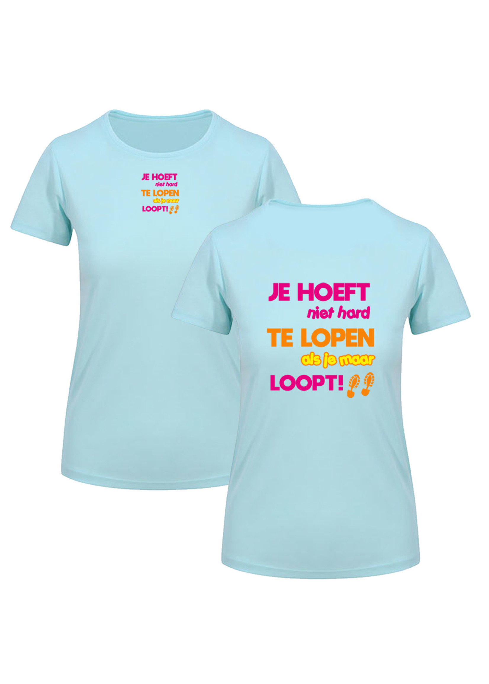 pauze drinken Catena Hardloopshirt - Je hoeft niet hard te lopen - Traktatiecorner.nl