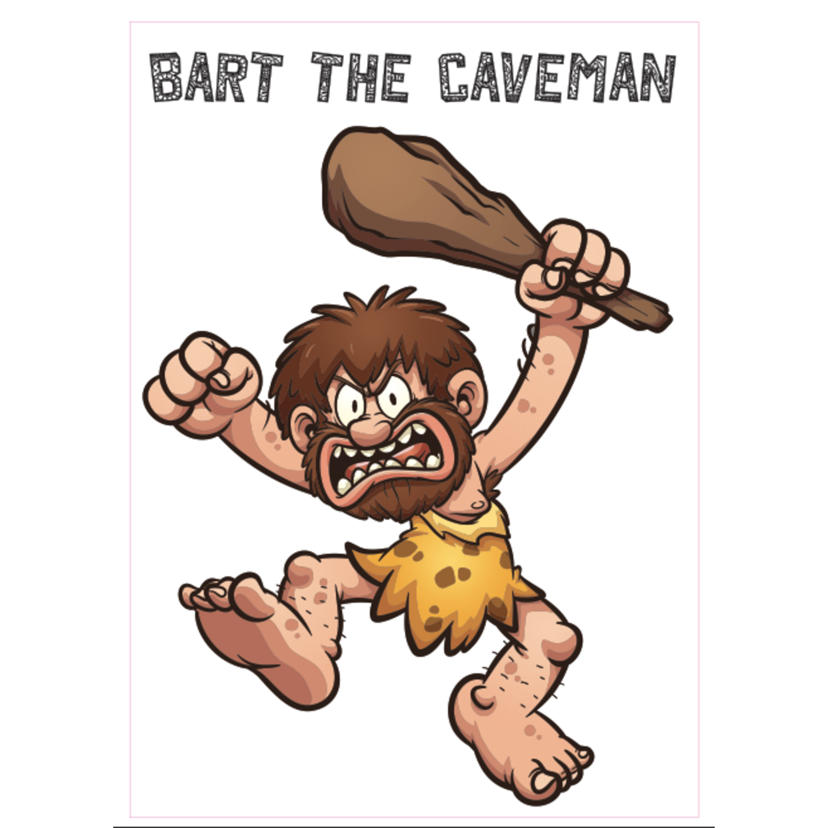 Caveman sticker