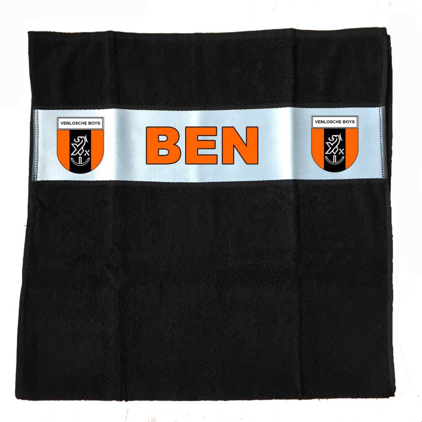 Handdoek met eigen logo of afbeelding