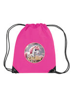 Gymtas sparkling unicorn met naam