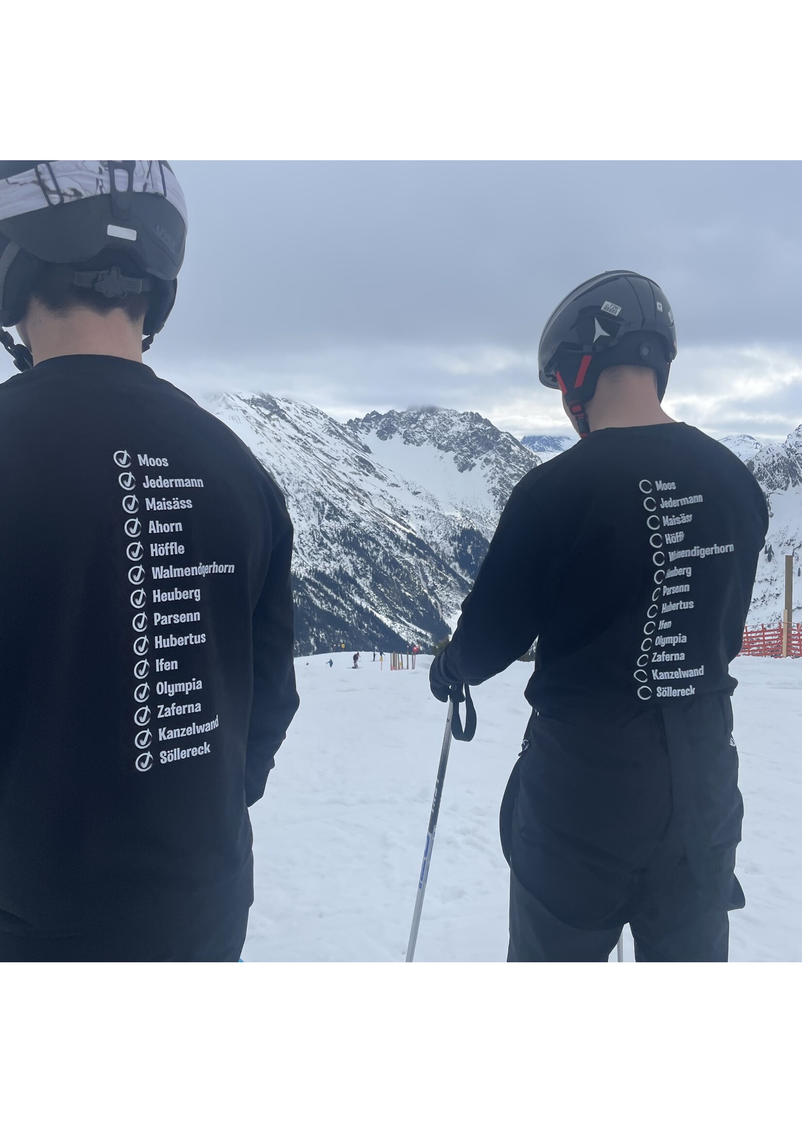 Ski trui met skiliften