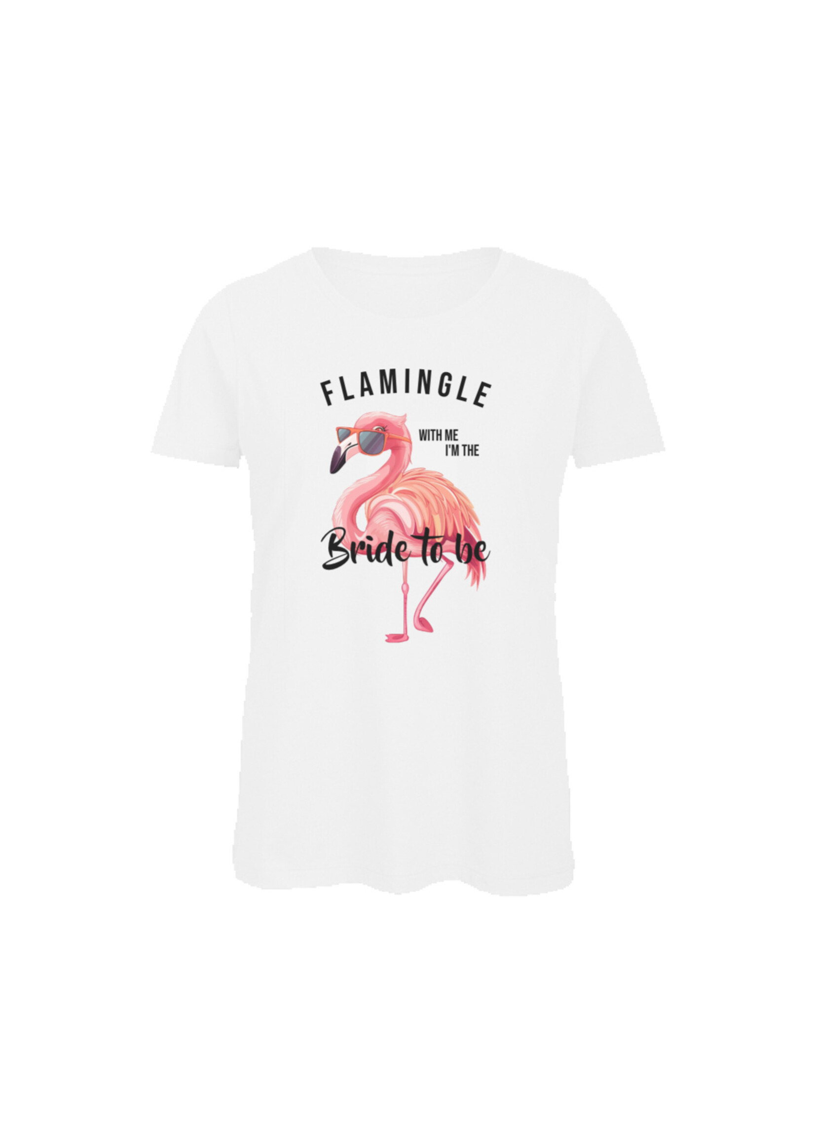 T-shirt - Flamingle with me I'm the bride to be